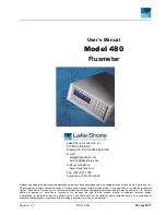 Lake Shore 480 User Manual preview