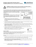 Предварительный просмотр 1 страницы Lake Shore DT-470 Instructions