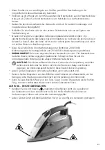 Preview for 21 page of Lakeland EASYSTEAM IRON 25478 Instruction Booklet