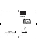 Preview for 1 page of Lakeland Timeless 12684 User Manual