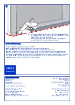 Preview for 7 page of Lakes Bathrooms COASTLINE LEVANZO Cannes Installation & Maintenance Instructions Manual