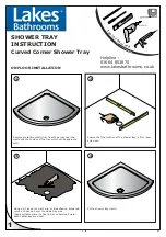 Lakes Bathrooms Curved Corner Instructions предпросмотр