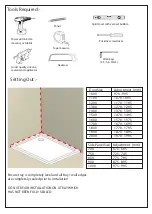 Preview for 4 page of Lakes LK861 Installation & Maintenance Instructions Manual