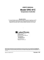 Lakeshore DRC-91 C User Manual preview