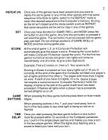 Preview for 3 page of Lakeside Computer Perfection Operating Instructions And Game Rules