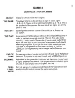 Preview for 7 page of Lakeside Computer Perfection Operating Instructions And Game Rules