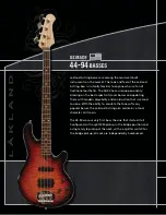 Предварительный просмотр 4 страницы Lakland 44-01 Basses Brochure