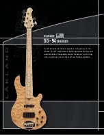 Предварительный просмотр 6 страницы Lakland 44-01 Basses Brochure