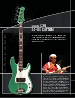 Предварительный просмотр 14 страницы Lakland 44-01 Basses Brochure