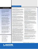 Preview for 8 page of Lakos JPX Quick Start Manual