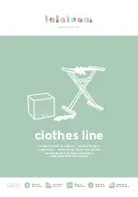 lalaloom clothes line Instruction Manual preview
