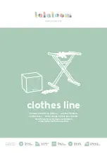 Preview for 1 page of lalaloom clothes line Instruction Manual