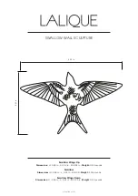 Lalique Swallow Series Assembly Instructions preview