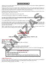 Preview for 2 page of Lalizas 71107 Owner'S Manual