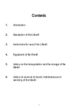 Preview for 2 page of Lalizas ISO-Raft Operation Manual