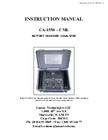 LAMAR CA-1550-CML Instruction Manual preview