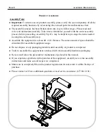 Предварительный просмотр 6 страницы LAMAR Rotary Abdominal Back LS 526 Assembly And Owner'S Manual