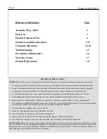 Preview for 2 page of LAMAR Universal LS 760 Assembly  Instructions And Owner'S Manual