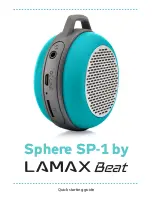 LAMAX BEAT Sphere SP-1 Manual предпросмотр