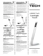 Preview for 1 page of LAMAX TECH GentiLight Touch User Manual