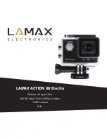 Preview for 1 page of LAMAX ACTION X8 Electra User Manual