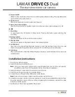 Preview for 4 page of LAMAX DRIVE C5 Dual User Manual