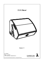 Lambda Labs CX-2A Manual предпросмотр