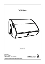 Preview for 1 page of Lambda Labs CX-3A Manual