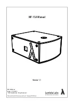 Lambda Labs MF-15A Manual предпросмотр