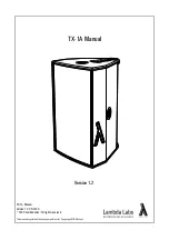 Lambda Labs TX-1A Manual preview