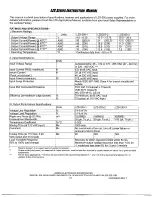 Preview for 3 page of Lambda LZS-250-1 Instruction Manual