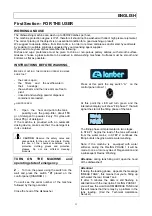 Предварительный просмотр 11 страницы lamber 015/24L-dy Instruction Manual