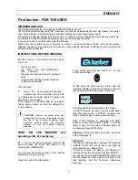 Preview for 11 page of lamber 015-ek-plus Instruction Manual