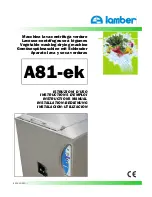 lamber A81-ek Instruction Manual preview