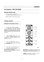 Предварительный просмотр 15 страницы lamber A81 Instructions For The User And The Installer