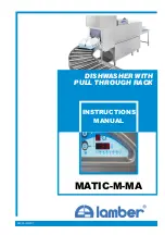 Предварительный просмотр 1 страницы lamber MATIC-M-MA Series Instruction Manual