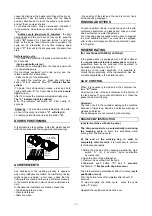 Предварительный просмотр 22 страницы lamber P440-CV Instruction Manual