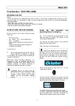 Preview for 11 page of lamber P550-dy-CVP-S Instruction Manual