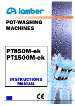 lamber PT1500M-ek Instruction Manual preview