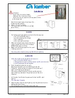 Предварительный просмотр 9 страницы lamber RO400C Technical Manual