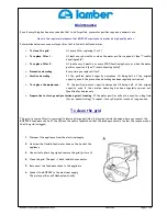 Предварительный просмотр 11 страницы lamber RO400C Technical Manual