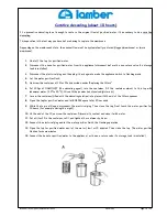 Предварительный просмотр 14 страницы lamber RO400C Technical Manual