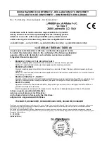 Preview for 1 page of lamber S400-ek Instructions For The User