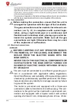 Preview for 290 page of Lamborghini Caloreclima 0T4T4AWD Instructions For Use, Installation & Maintenance