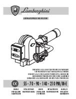 Preview for 1 page of Lamborghini Caloreclima 140M-E Installation And Maintenance Manual