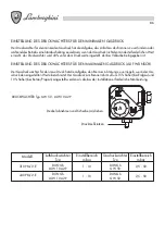 Preview for 86 page of Lamborghini Caloreclima 310 PM/2-E Installation And Maintenance Manual