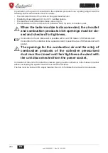 Preview for 264 page of Lamborghini Caloreclima ALHENA C Instructions For Use, Installation And Maintenance