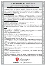 Preview for 59 page of Lamborghini Caloreclima ALHENA TECH H Instructions For Use, Installation And Maintenance