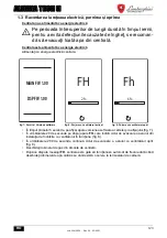 Preview for 123 page of Lamborghini Caloreclima ALHENA TECH H Instructions For Use, Installation And Maintenance