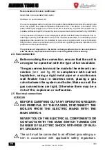 Preview for 309 page of Lamborghini Caloreclima ALHENA TECH H Instructions For Use, Installation And Maintenance